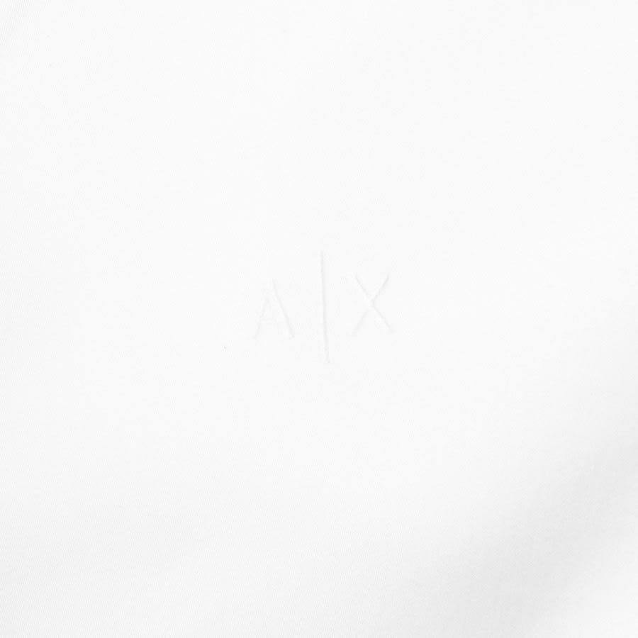 Alternative Image for ProductArmani Exchange Slim Fit Short Sleeved Shirt White3